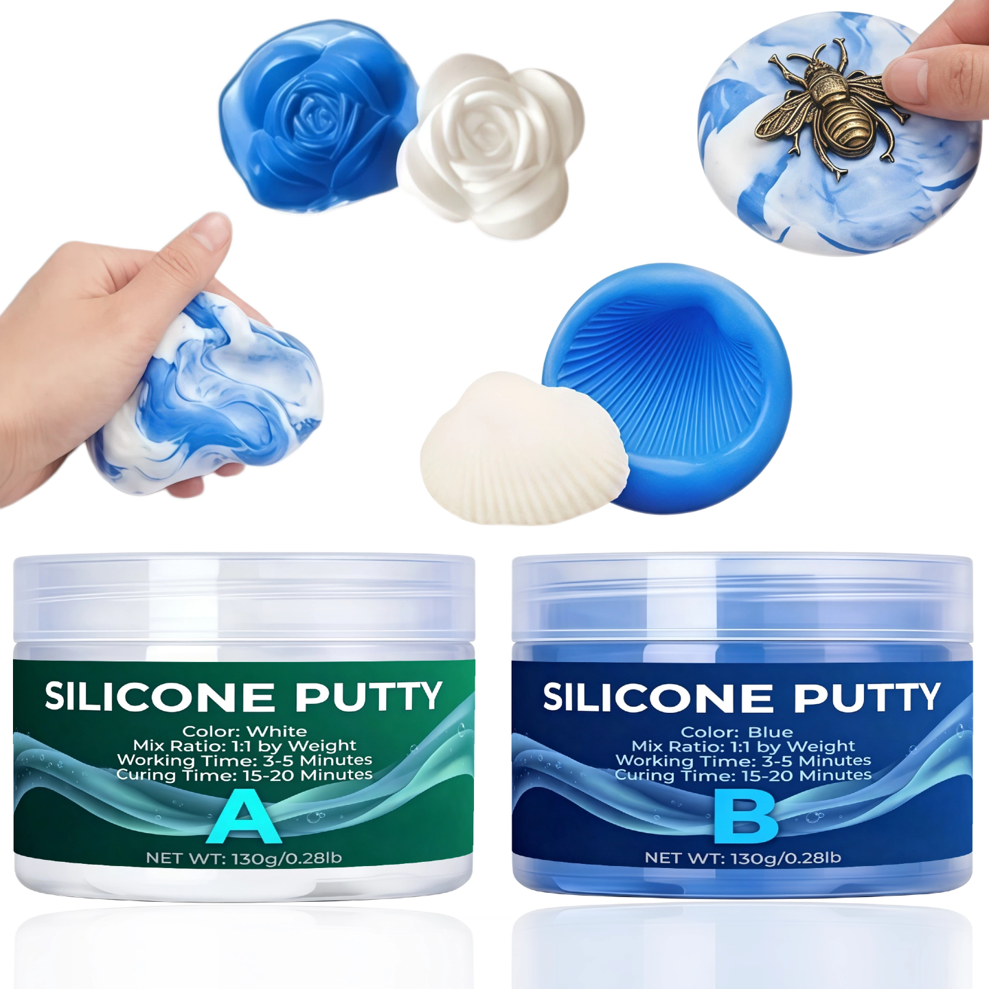 Soap Making Supplies - Silicone Putty Mold Making Supplies Easy