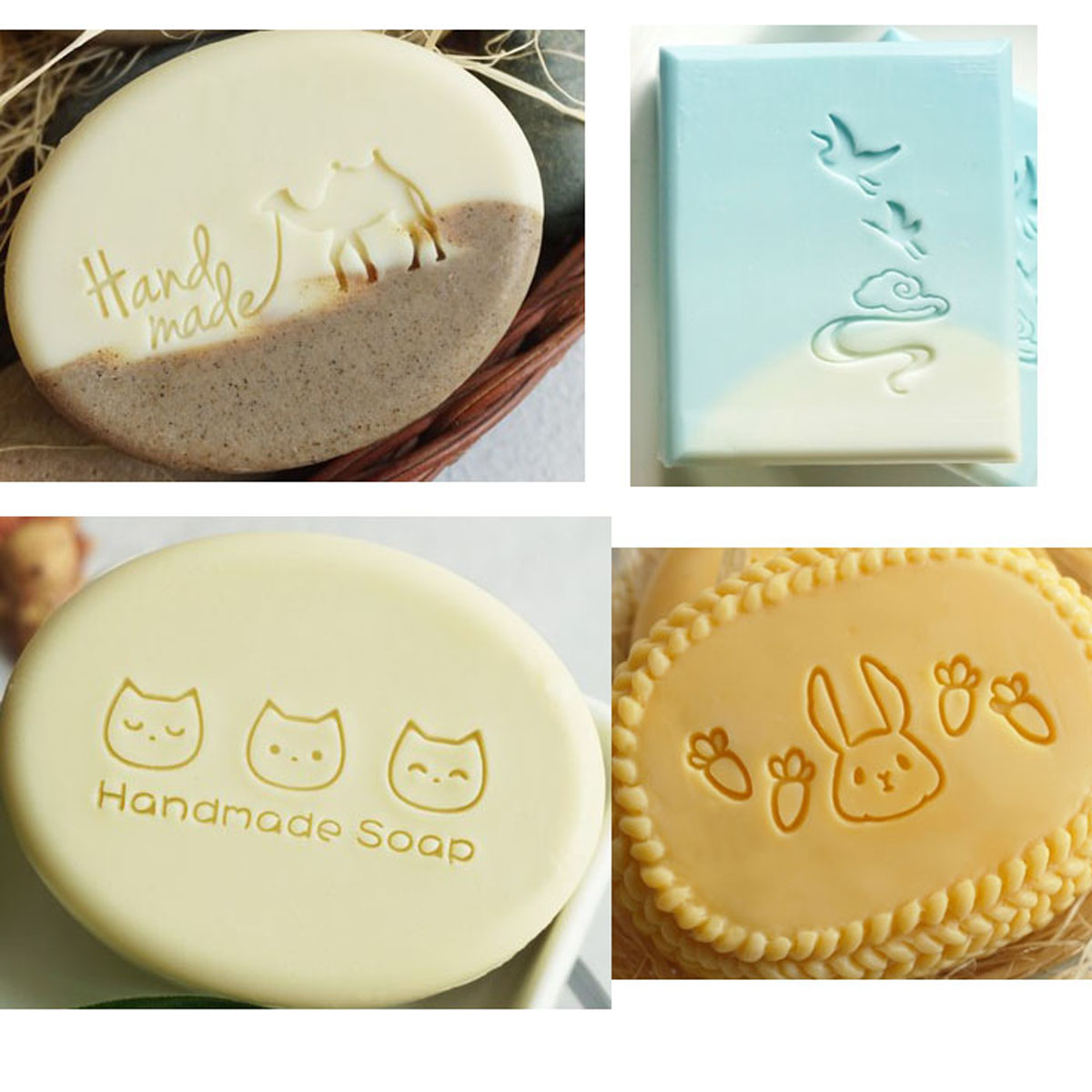 Soap Stamp Custom - Transparent Acrylic Soap Stamp for Making