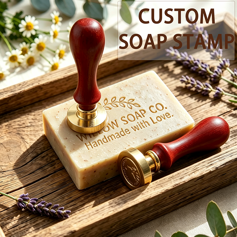 Soap Stamp Custom - Custom Pottery Stamp for Clay -Personalized