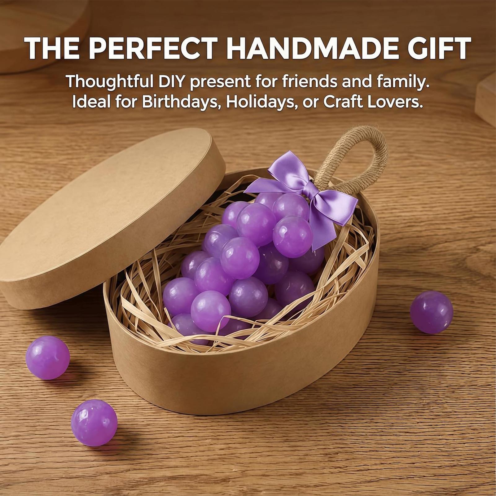 Soap Making Equipment For Beginners - Grape Soap Mold Easy-Release Food-Grade Craft