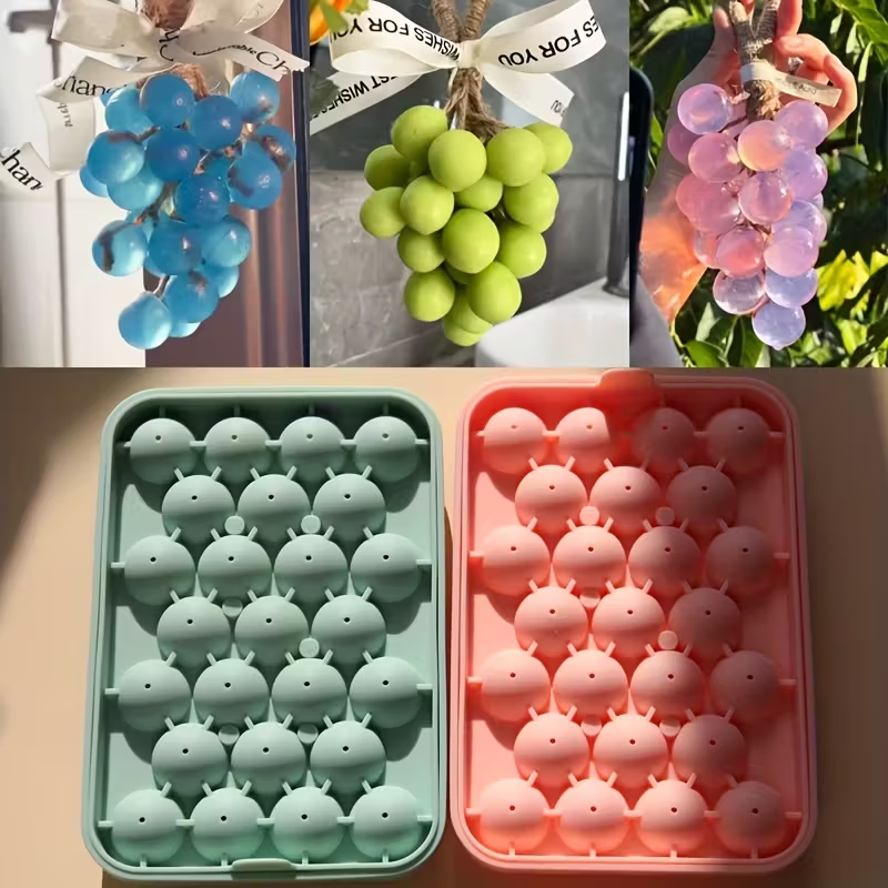 Soap Making Molds - Grape Ball Silicone Molds Set One