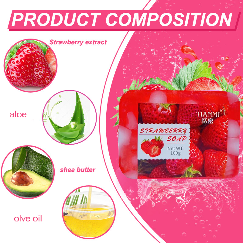Strawberry Jelly Soap, rich in - Soap Making Olive Oil recension och pris