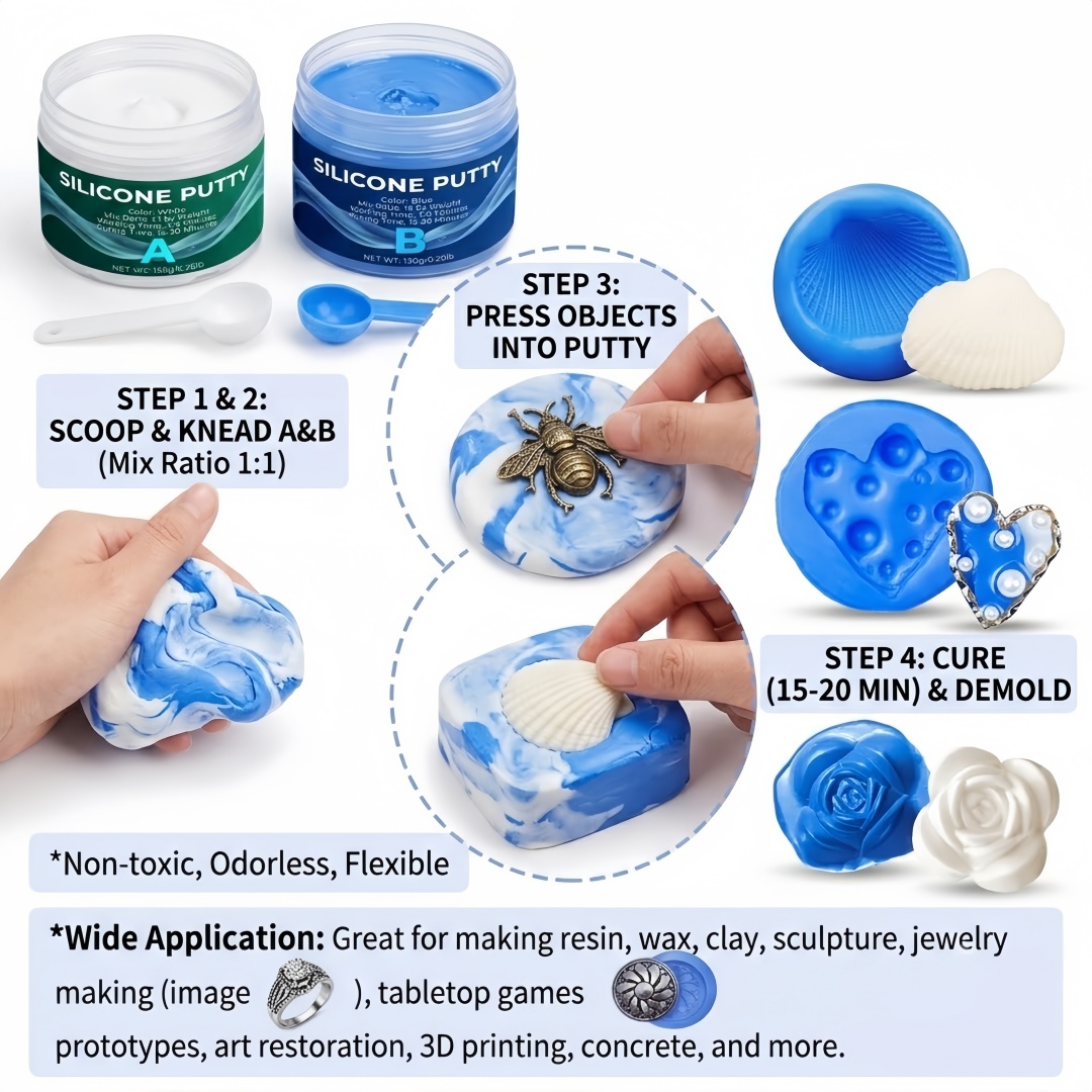 Silicone Putty Mold Making Sup - Soap Making Supplies recension och pris