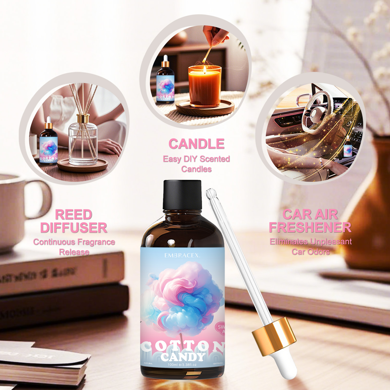 100ml Cotton Candy Essential O - Soap Making Scents recension och pris