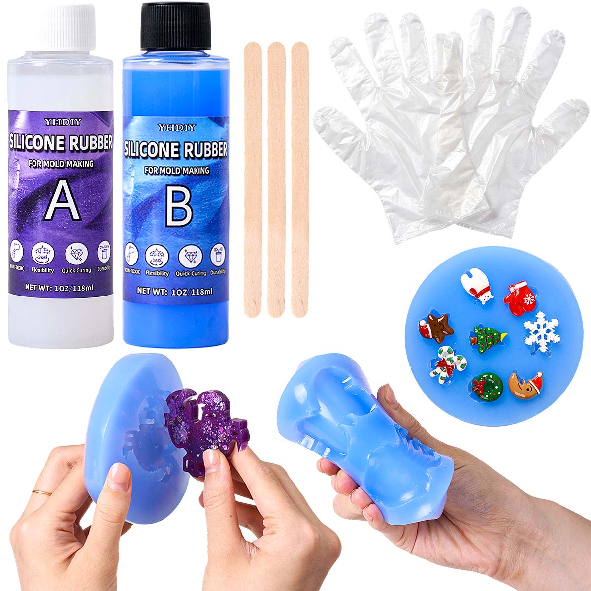 118ml/296ml Silicone Mold Maki - Soap Making Accessories recension och pris