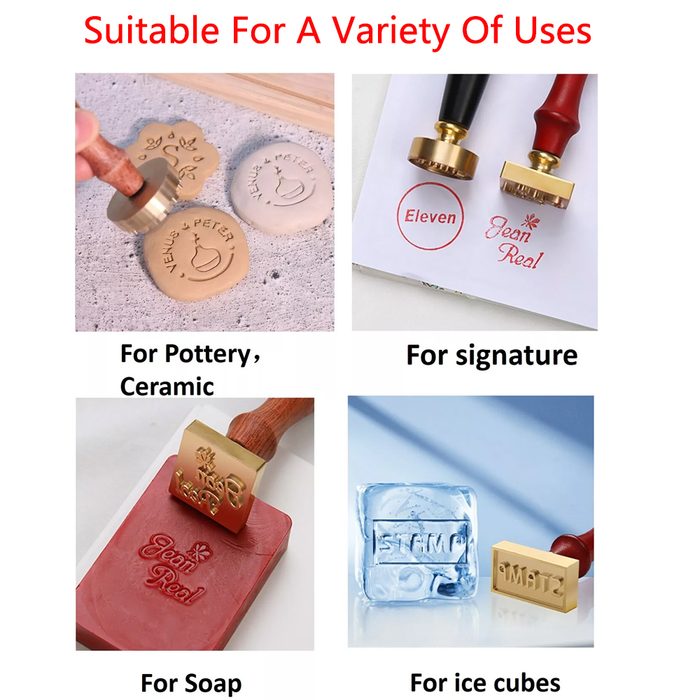 Custom Pottery Stamp for Clay  - Soap Stamp Custom recension och pris