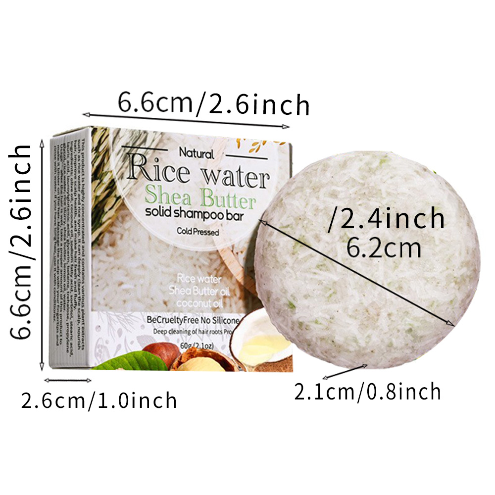 XF 60g Rice Shampoo Bar 100% N - Soap Making Olive Oil recension och pris