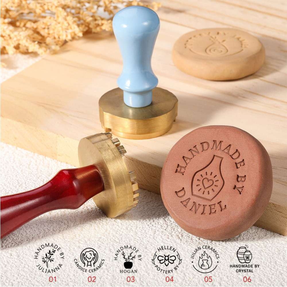 Custom Pottery Stamp for Clay  - Soap Stamp Custom recension och pris