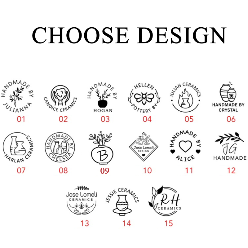 Custom Pottery Stamp for Clay  - Soap Stamp Custom recension och pris