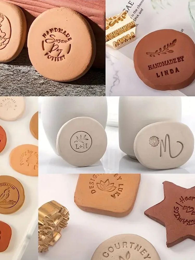 Custom Pottery Stamp for Clay  - Soap Stamp Custom recension och pris