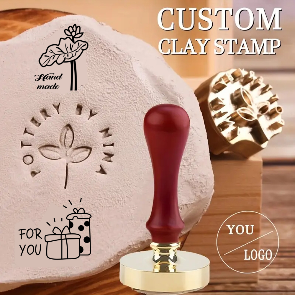 Custom Pottery Stamp Personali - Soap Stamp Custom recension och pris