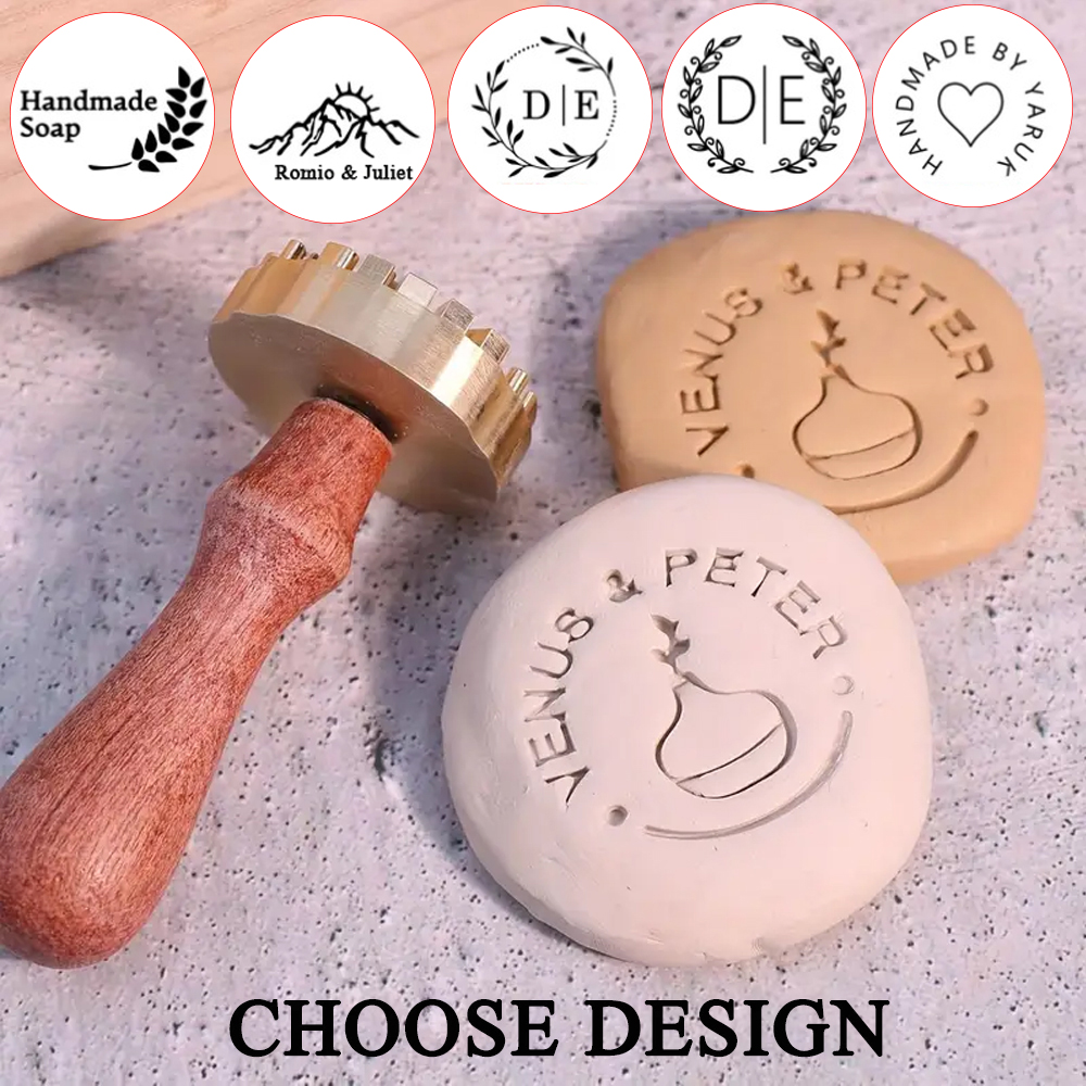 Custom Clay Stamp for Pottery  - Soap Stamp Custom recension och pris
