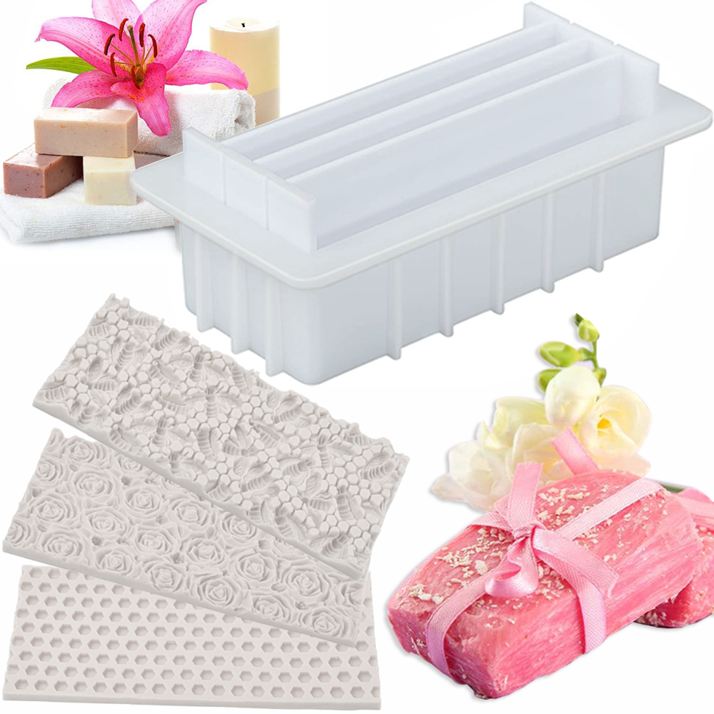 42oz Silicone Soap Mold with 5 - Soap Making Accessories recension och pris
