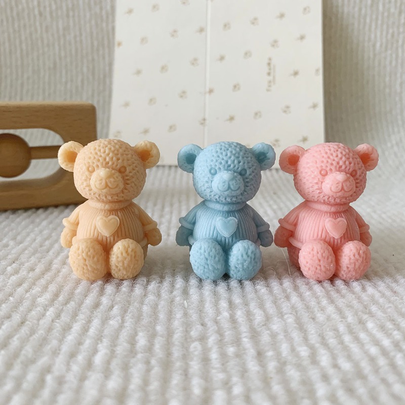Mini Love Bear Candle Silicone - Soap Making Equipment For Beginners recension och pris