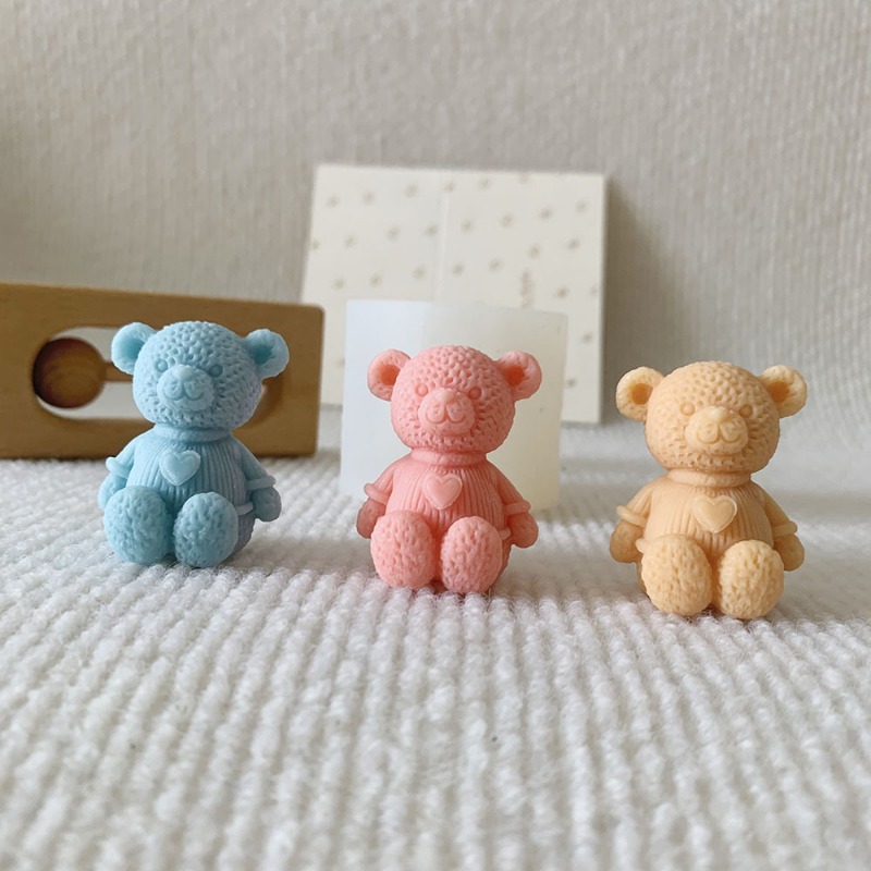 Mini Love Bear Candle Silicone - Soap Making Equipment For Beginners recension och pris