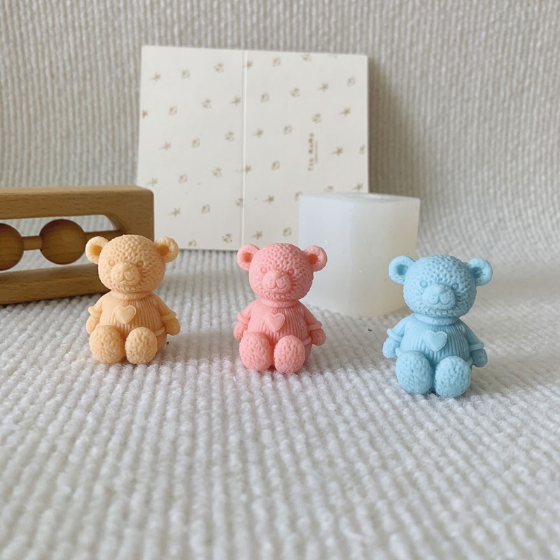 Mini Love Bear Candle Silicone - Soap Making Equipment For Beginners recension och pris