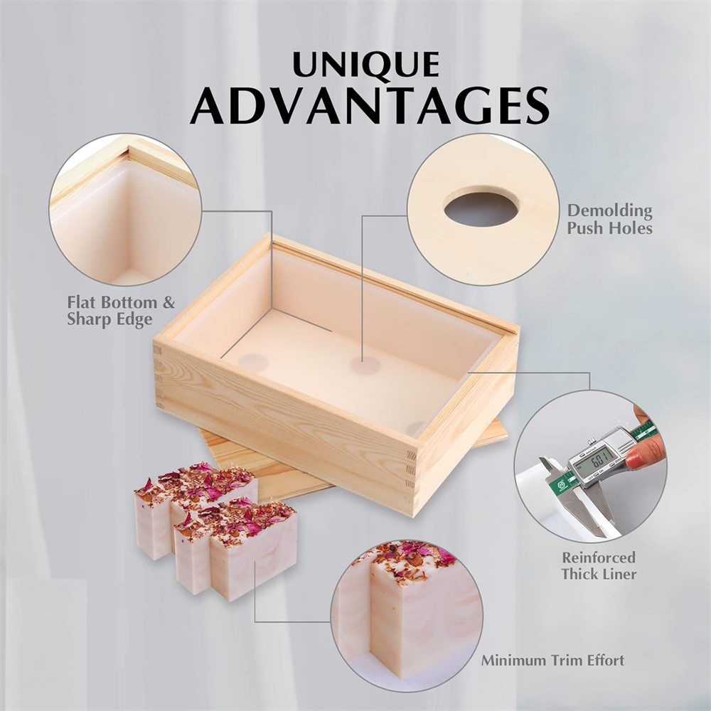Large Soap Molds Rectangle Sil - Soap Making Accessories recension och pris