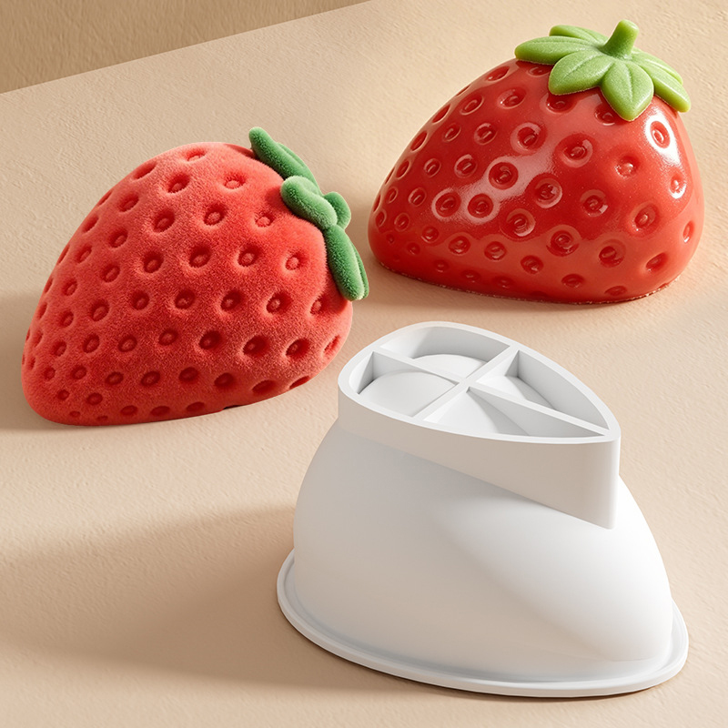 4Inch 3D Strawberry Silicone M - Soap Making Easy recension och pris
