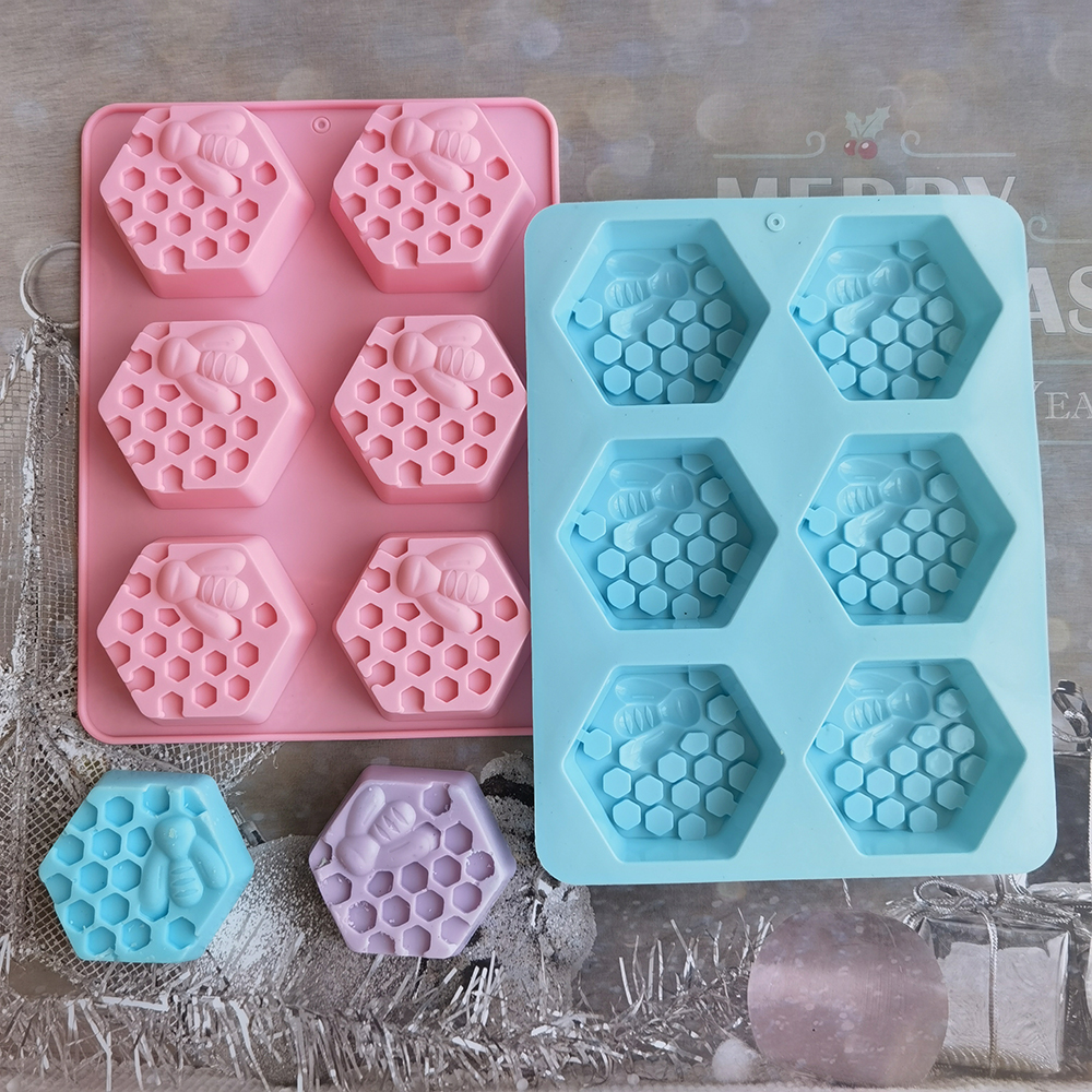 Silicone Hexagonal Bee Soap Mo - Soap Making Accessories recension och pris