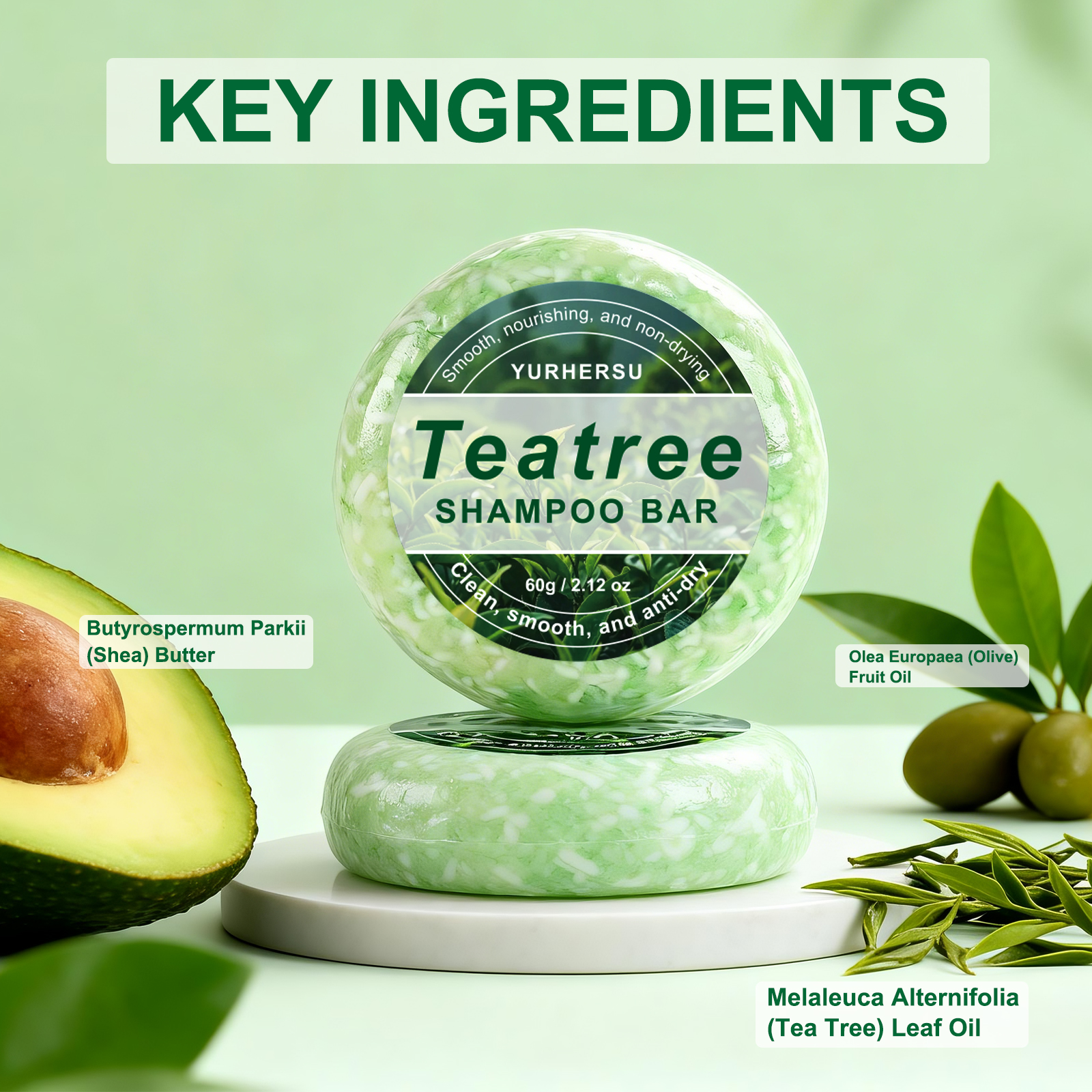 Natural Tea Tree Shampoo Bar O - Soap Making Fragrance Oil recension och pris