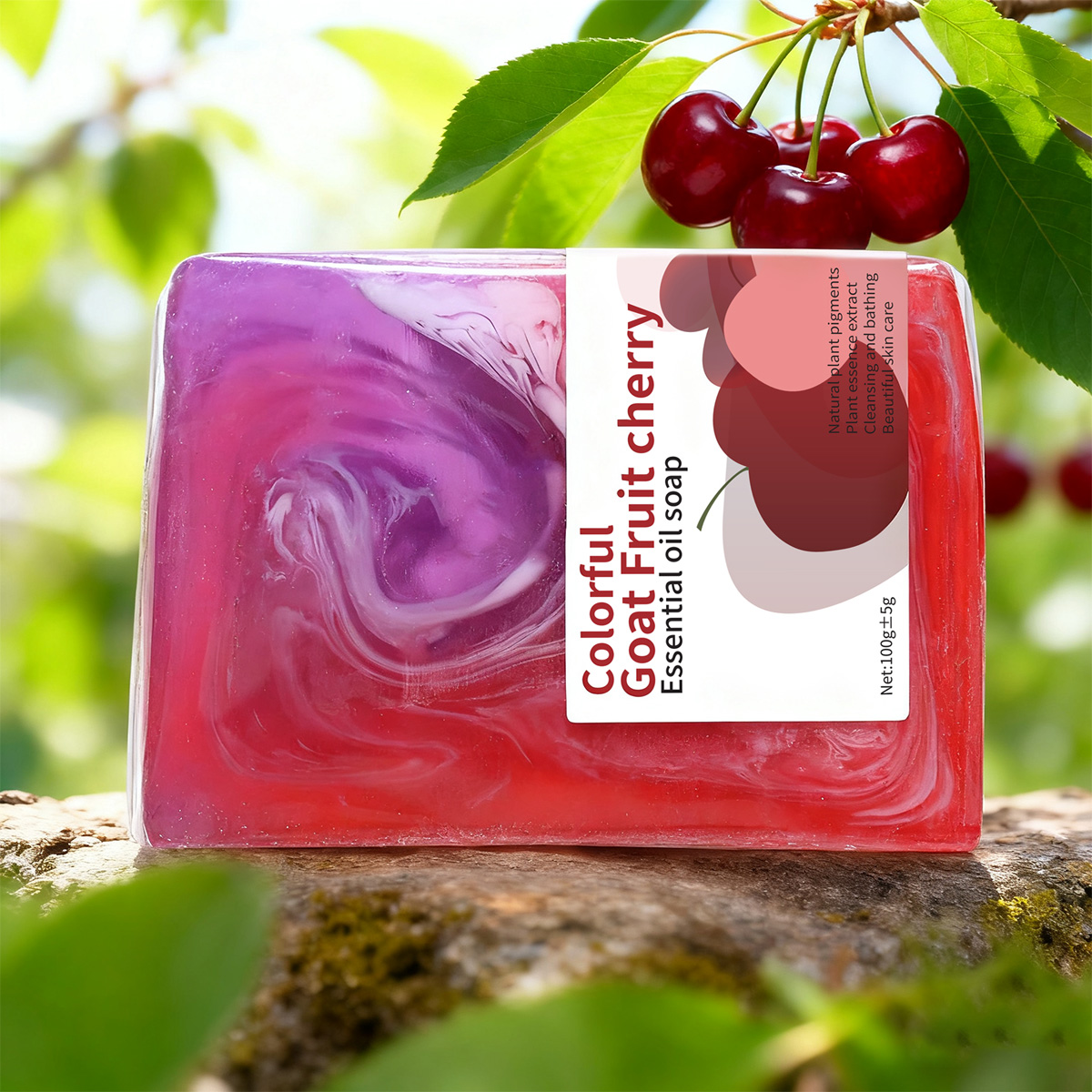 Fruit Cherry Organic Handmade  - Soap Making Olive Oil recension och pris