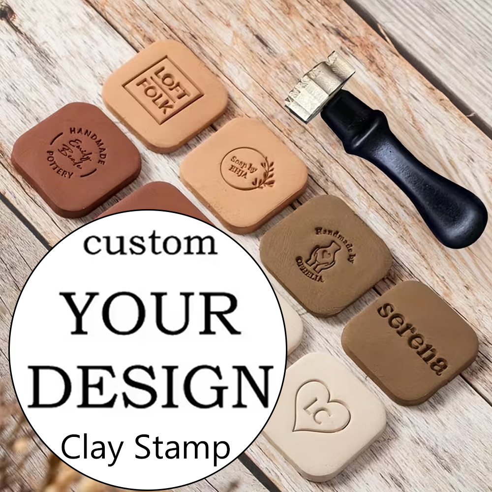 Custom Clay Stamp for Pottery  - Soap Stamp Custom recension och pris