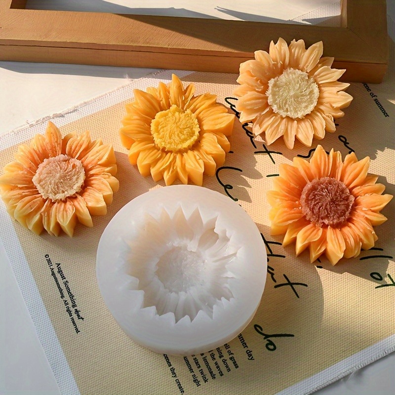 Vibrant 3D Sunflower Silicone  - Soap Making Supplies recension och pris