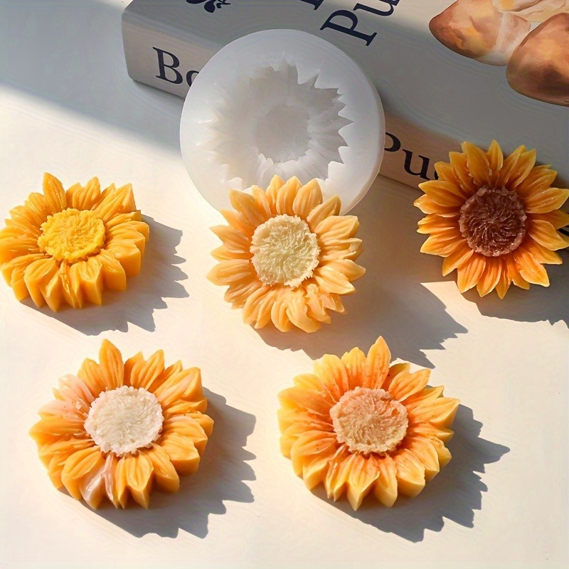 Vibrant 3D Sunflower Silicone  - Soap Making Supplies recension och pris