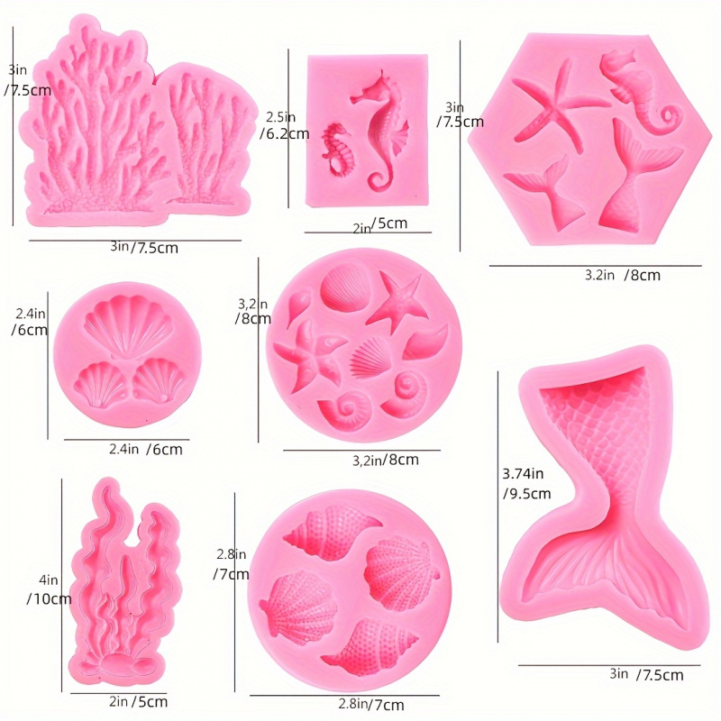 One Set8Seal fairy-shaped sili - Soap Making Ideas recension och pris