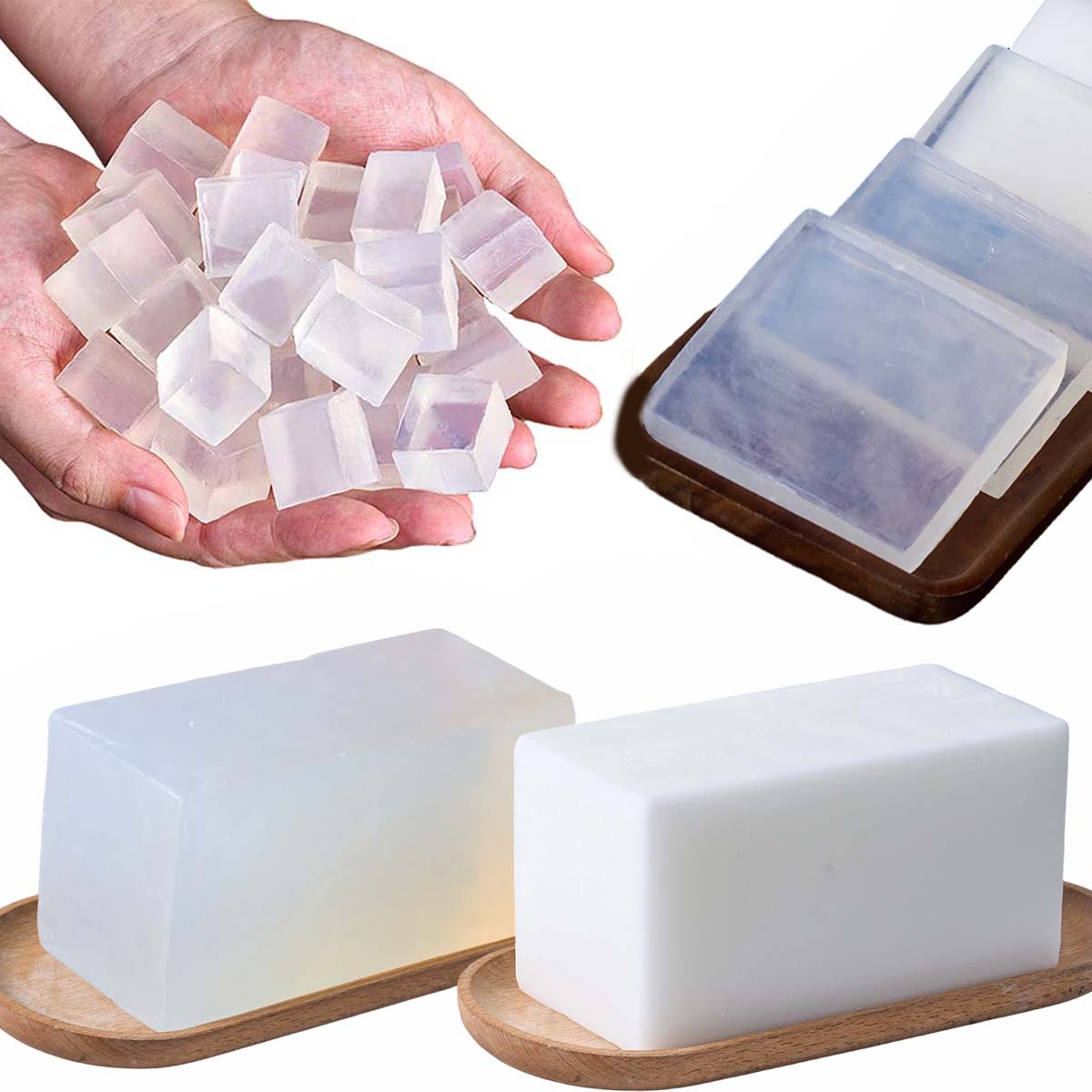 1000g Glycerin Soap Base DIY H - Soap Making With Soap Base recension och pris