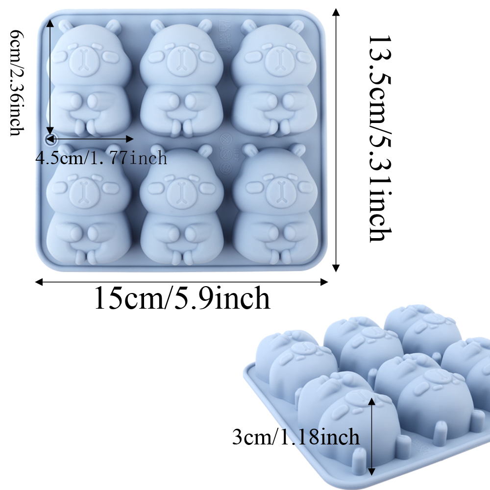 1 Silicone Cake Mold in the Sh - Soap Making Accessories recension och pris
