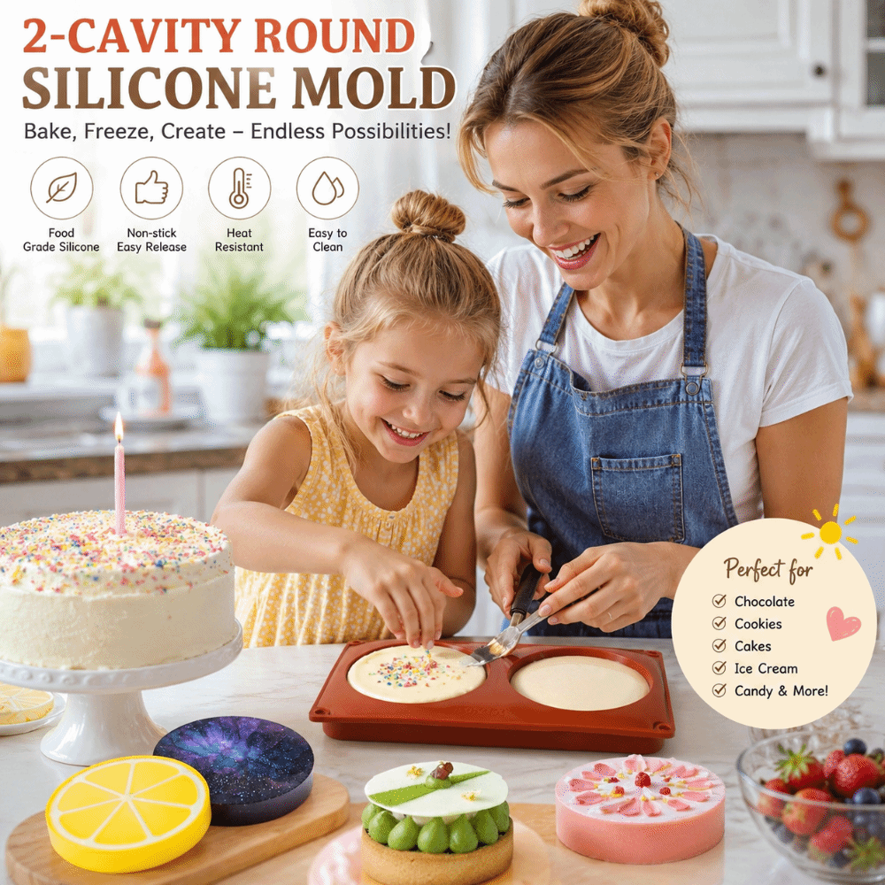 Cylinder Shaped Silicone Bakin - Soap Making Accessories recension och pris