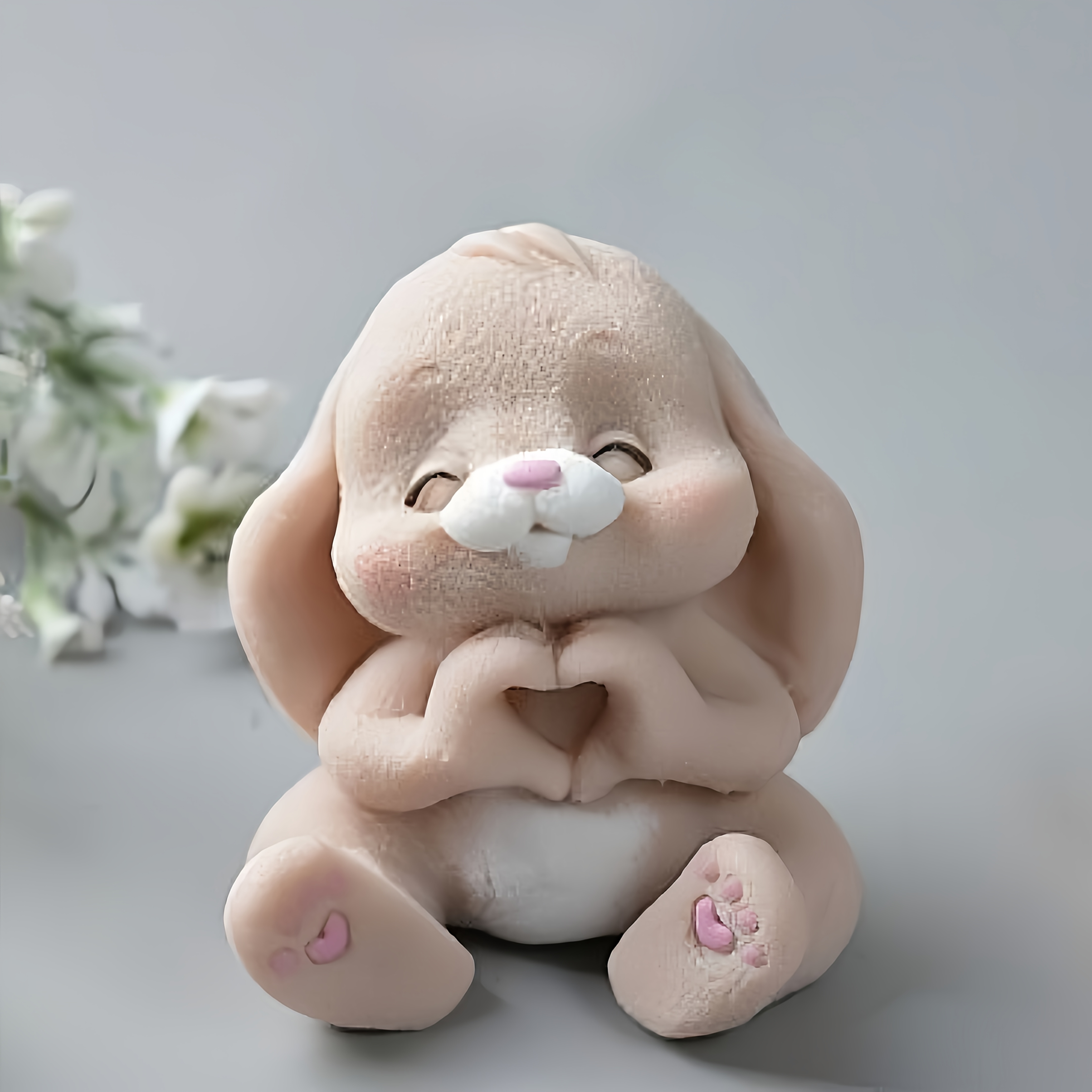 1pc Adorable Rabbit Resin Sili - Soap Making Molds recension och pris