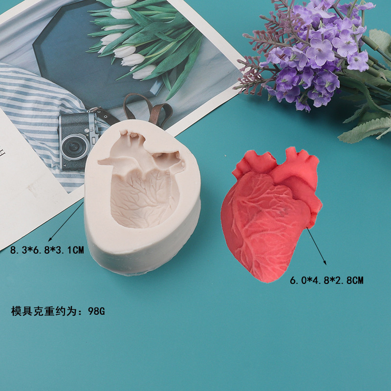 DIY Human Heart Silicone Candl - Soap Making Equipment For Beginners recension och pris