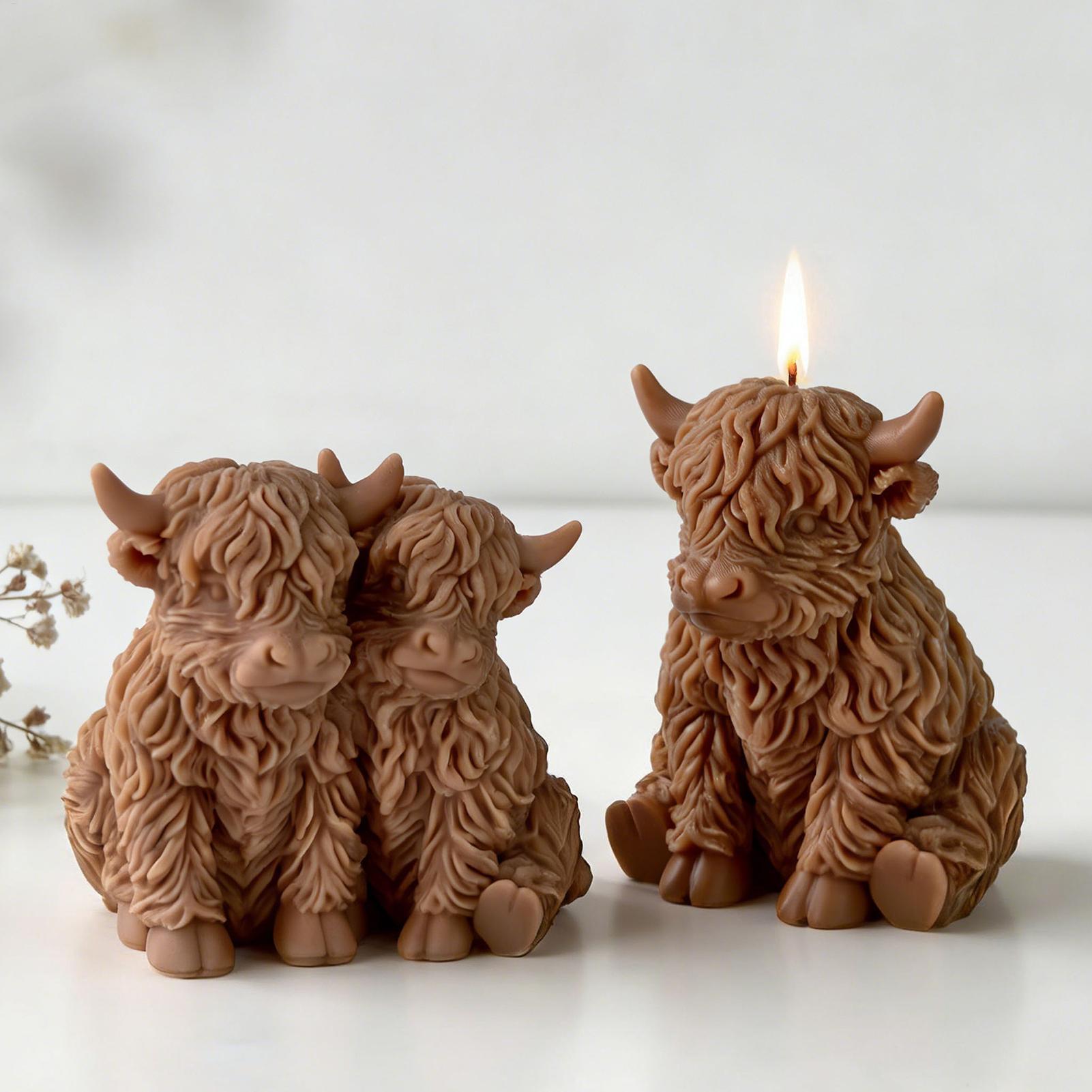 Highland Cow Silicone Mold Reu - Soap Making Equipment For Beginners recension och pris
