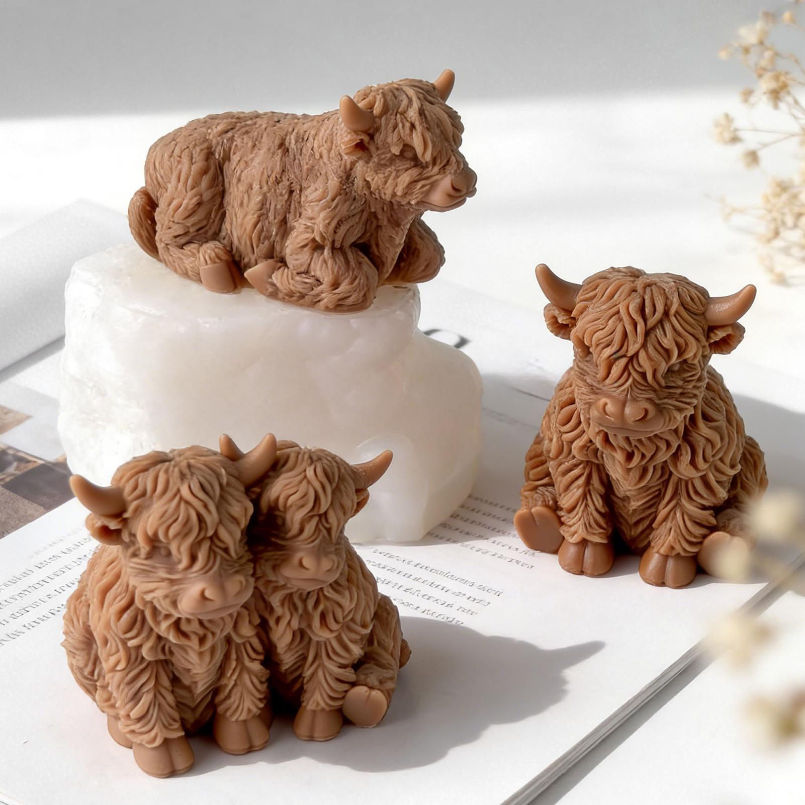 Highland Cow Silicone Mold Reu - Soap Making Equipment For Beginners recension och pris