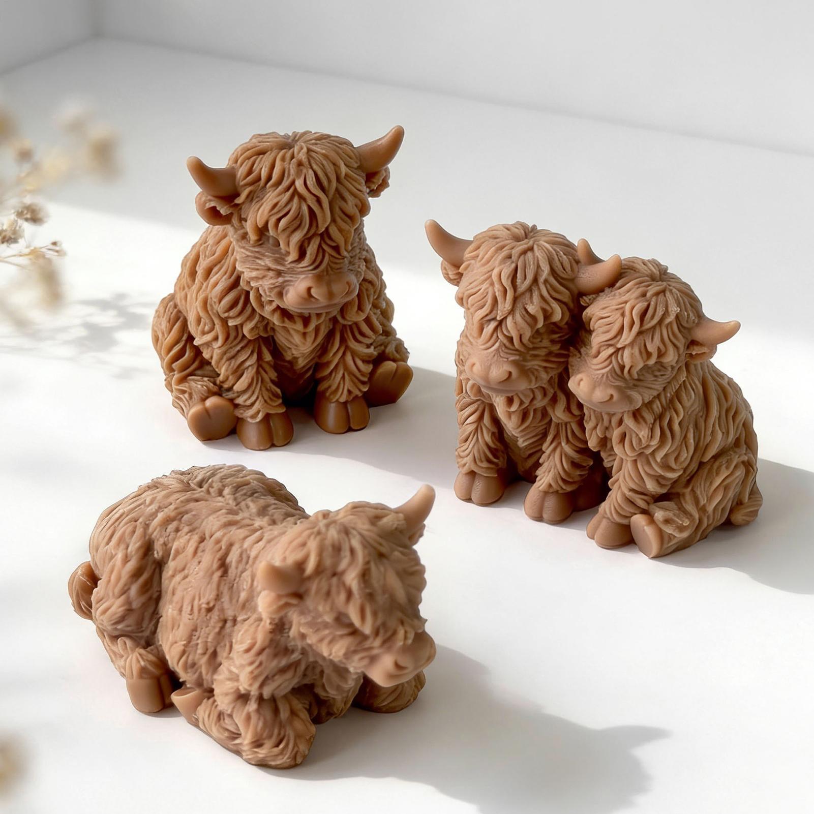 Highland Cow Silicone Mold Reu - Soap Making Equipment For Beginners recension och pris