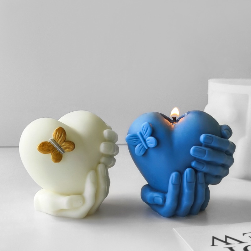 Hand Hold Love Silicone Candle - Soap Making Equipment For Beginners recension och pris