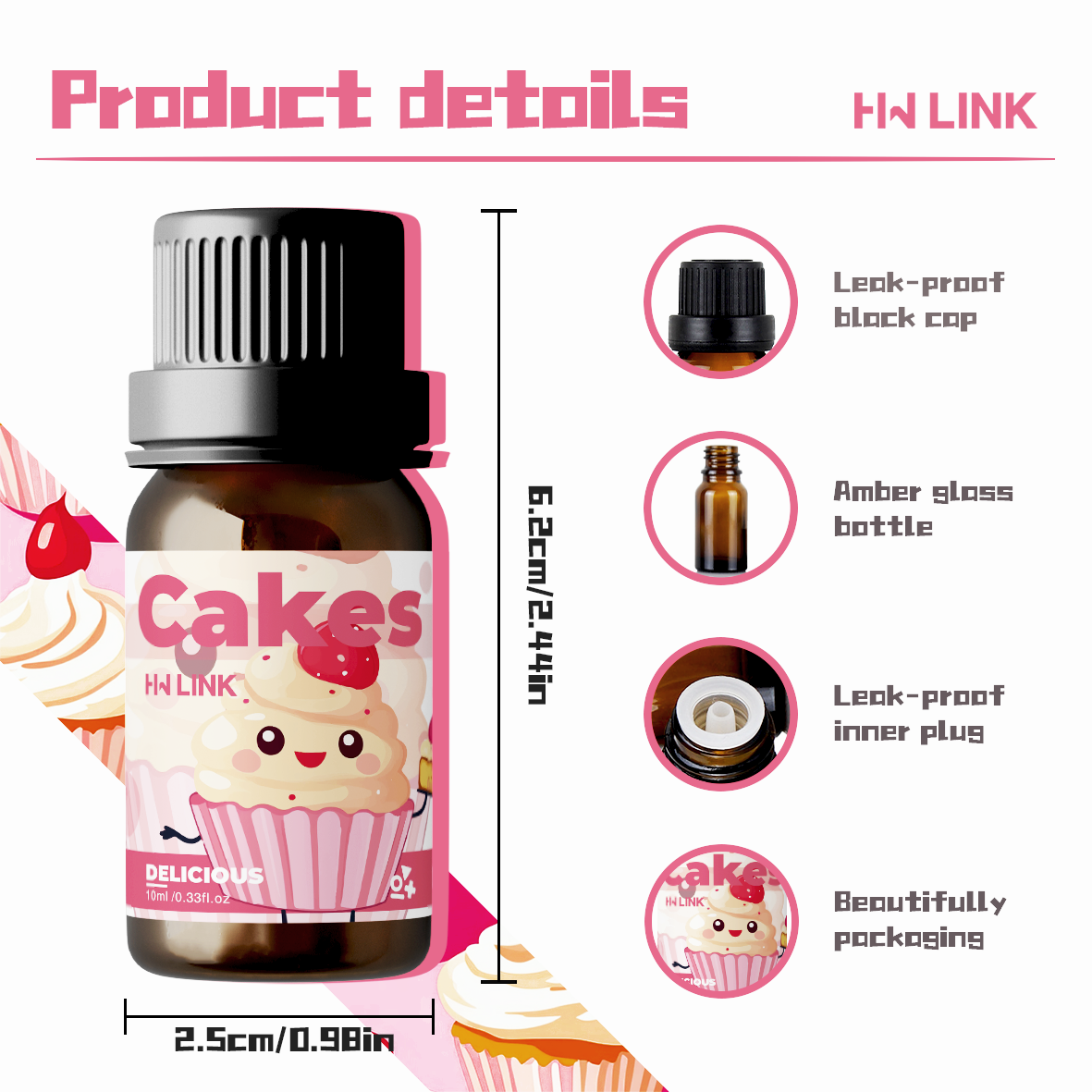 10ml Cakes Essential Oils Cand - Soap Making Scents recension och pris
