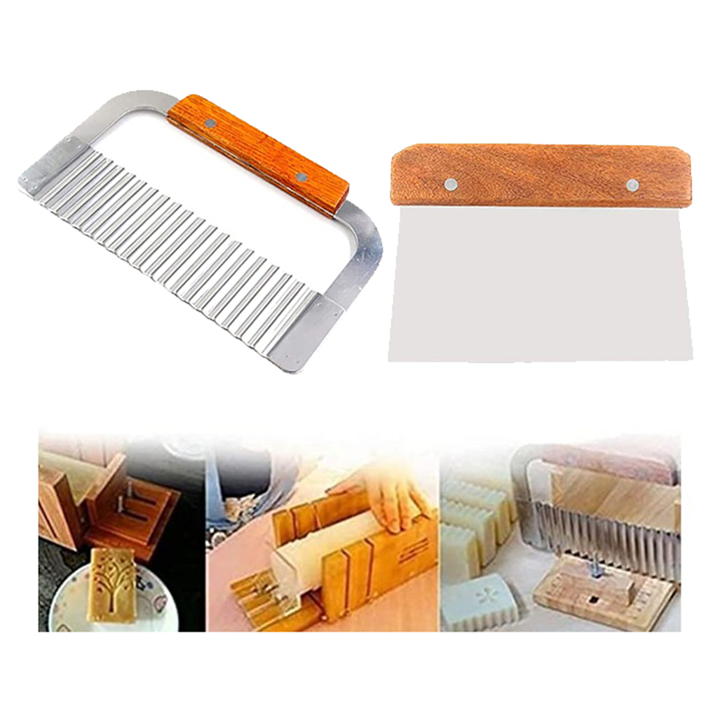2 Pack Stainless Steel Wavy &  - Soap Making Accessories recension och pris