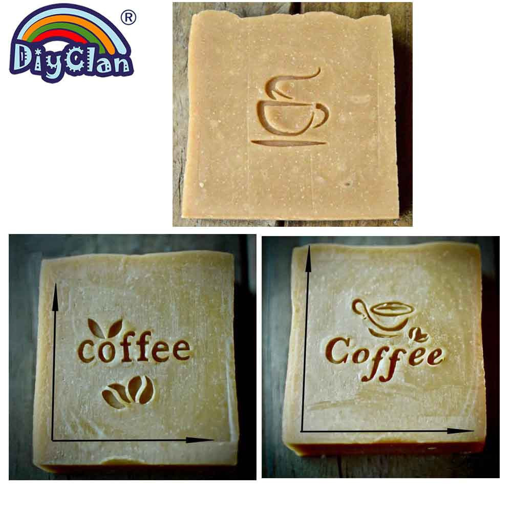 Coffee Bean Pattern Handmade S - Soap Stamp Custom recension och pris
