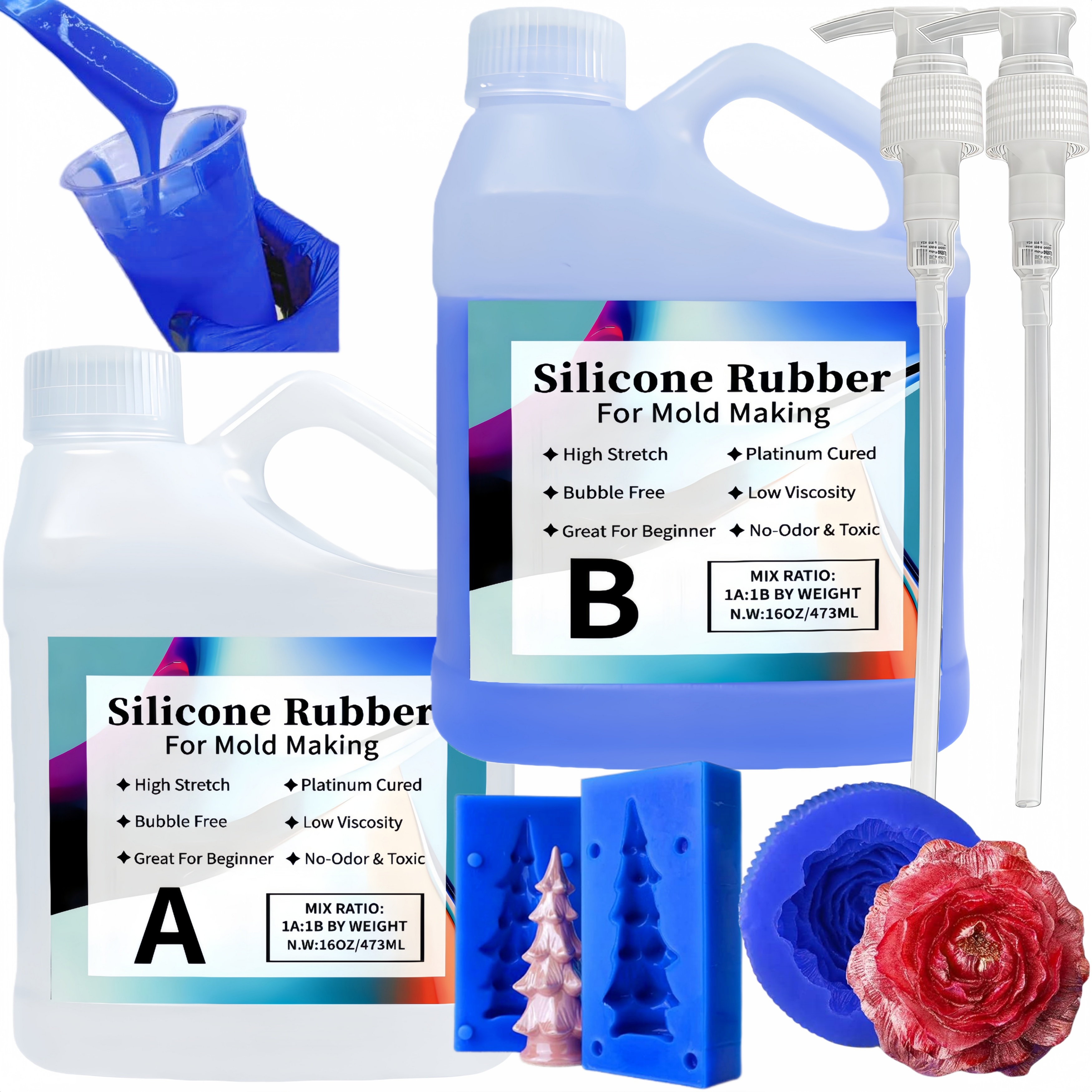 Platinum-Cured 15A Liquid Sili - Soap Making Liquid recension och pris