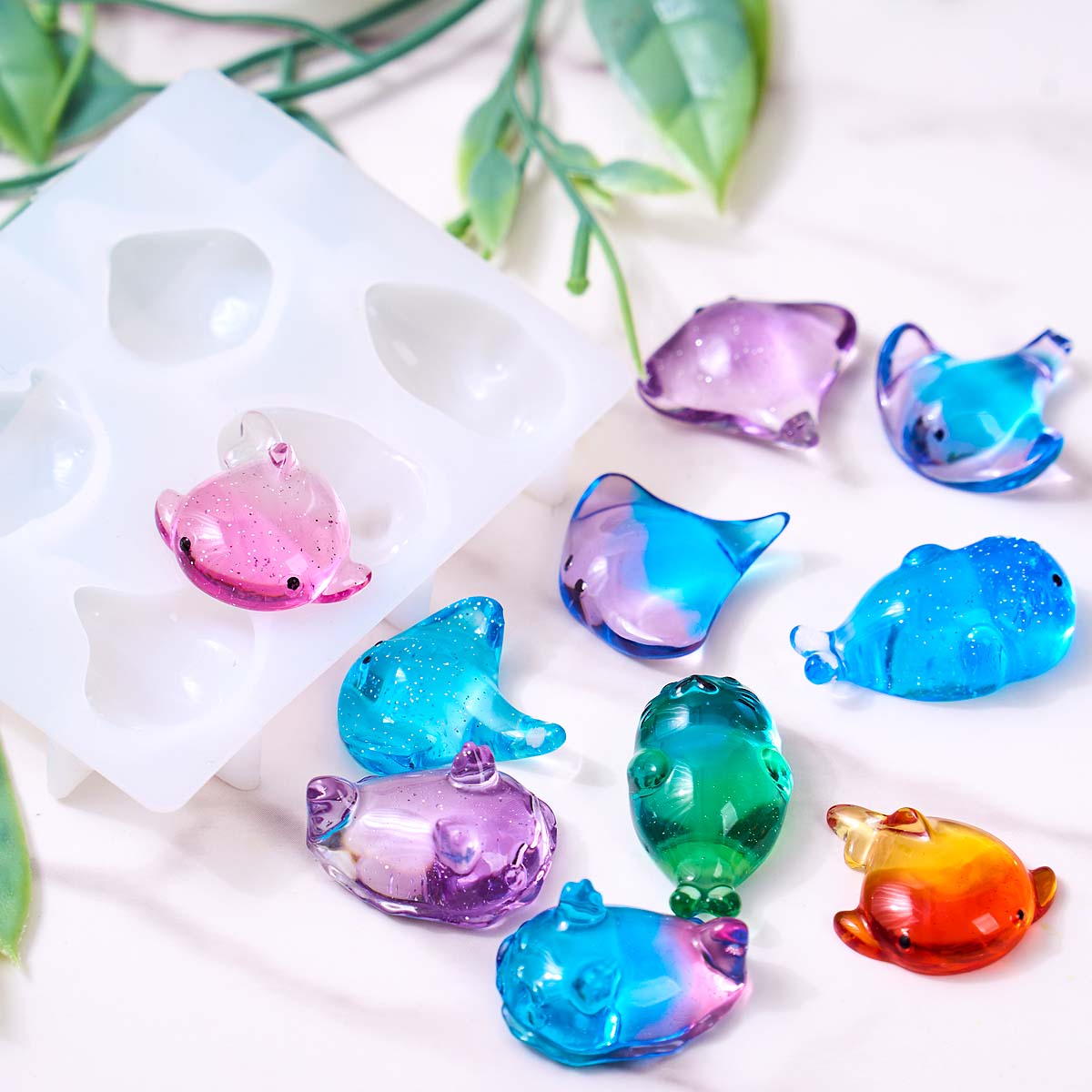 3D Healing Kawaii Manta Ray Wh - Soap Making Supplies recension och pris