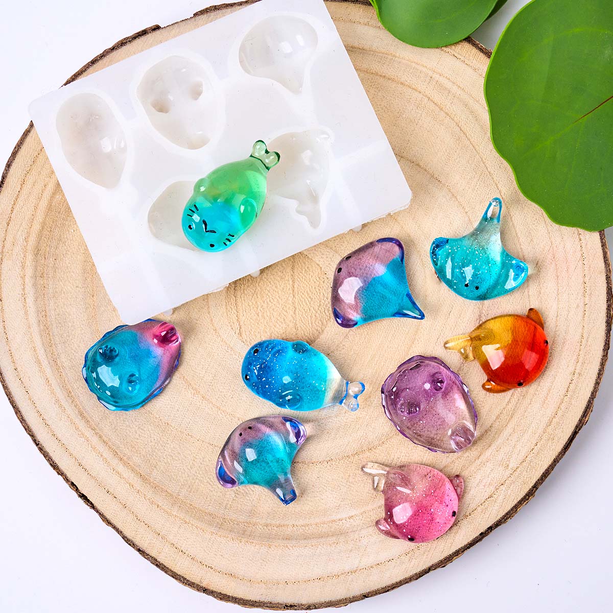 3D Healing Kawaii Manta Ray Wh - Soap Making Supplies recension och pris