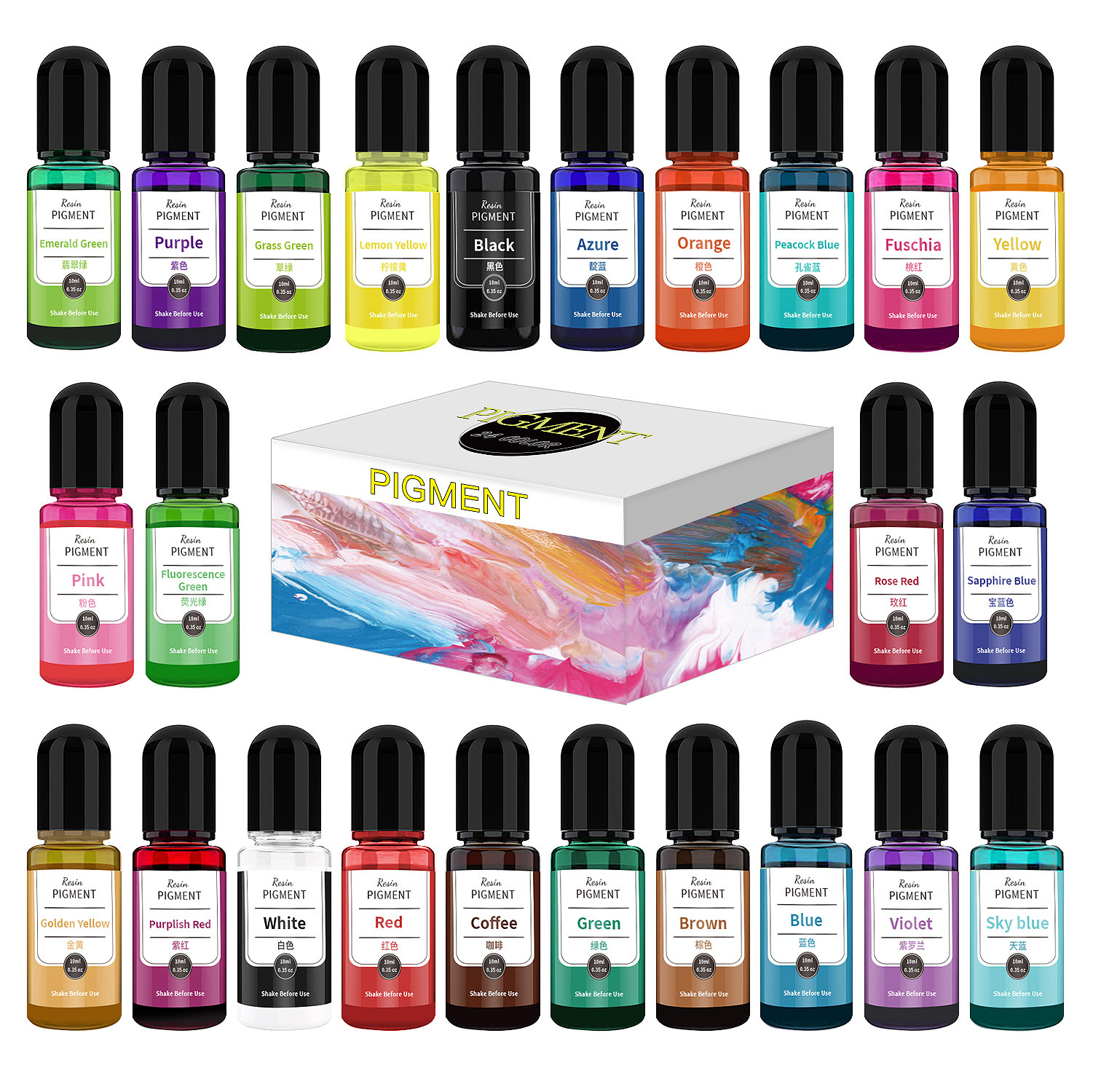 10ml/bottle Epoxy Resin Pigmen - Soap Making Liquid recension och pris
