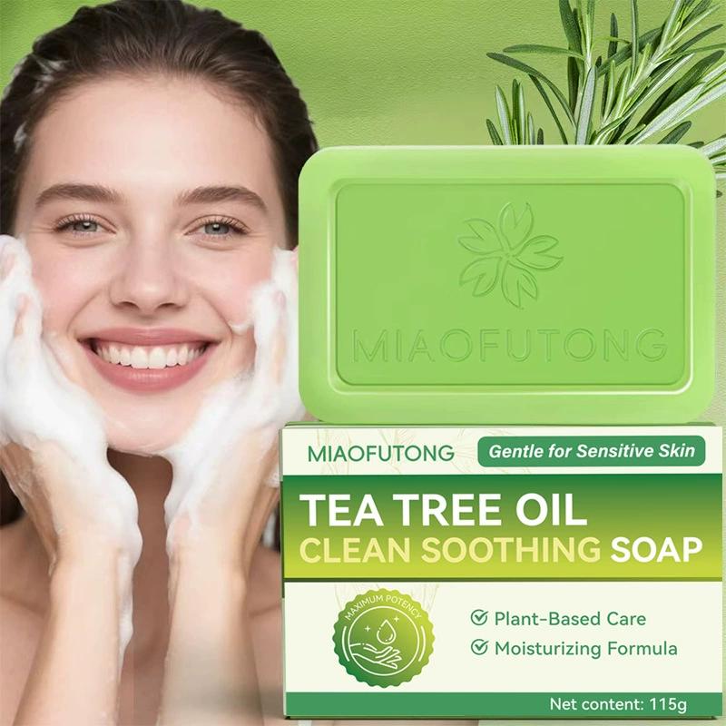 Tea Tree Oil Soap Bar for Men  - Soap Making Olive Oil recension och pris