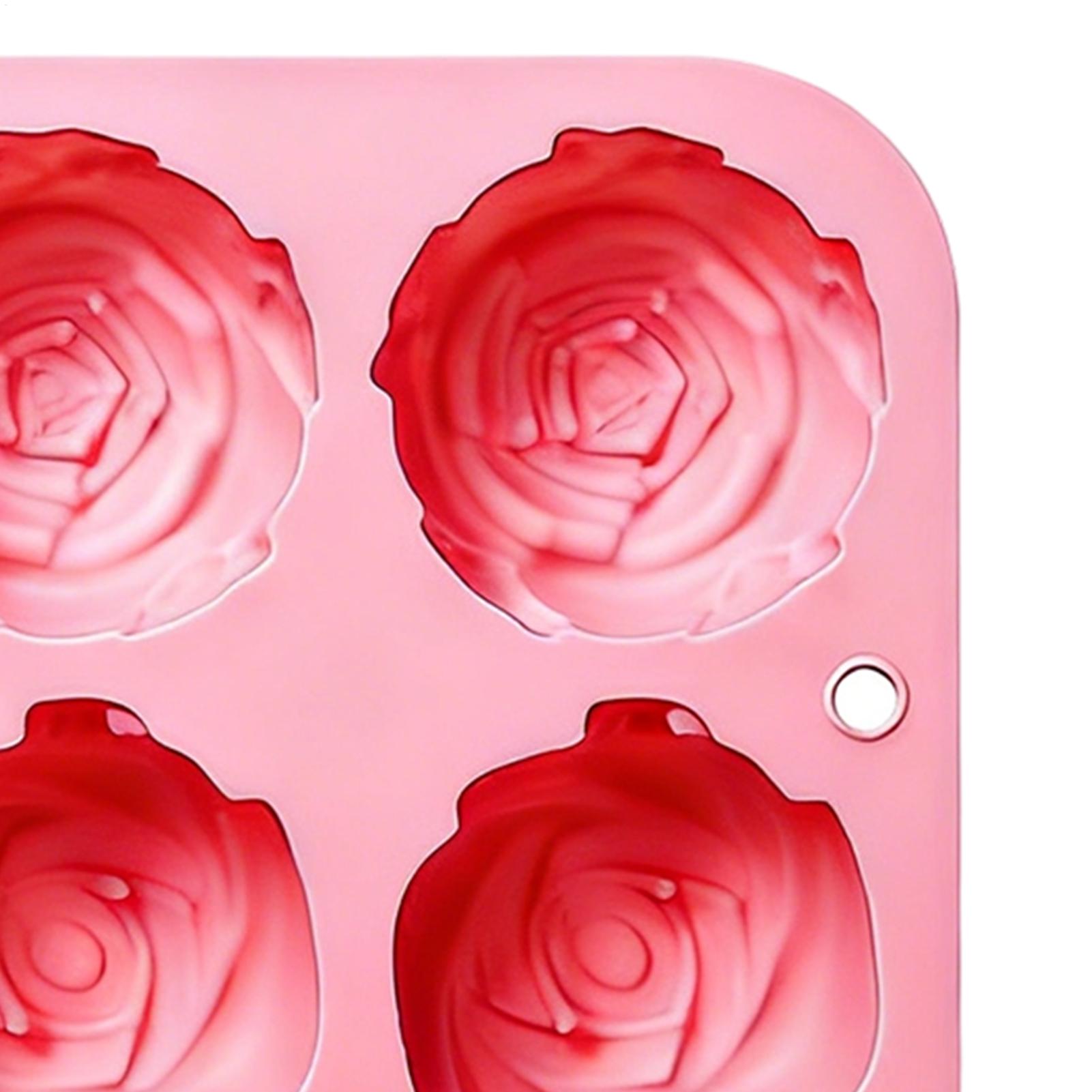8 Holes Rose Flower Silicone M - Soap Making Accessories recension och pris