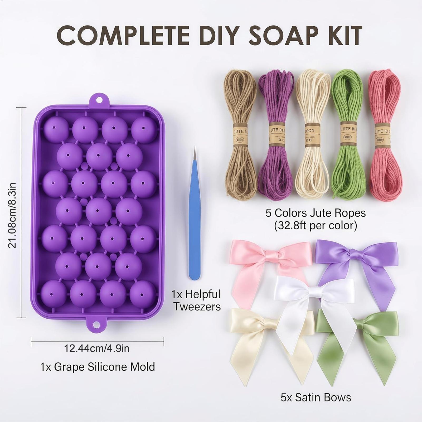 Grape Soap Mold Easy-Release F - Soap Making Equipment For Beginners recension och pris
