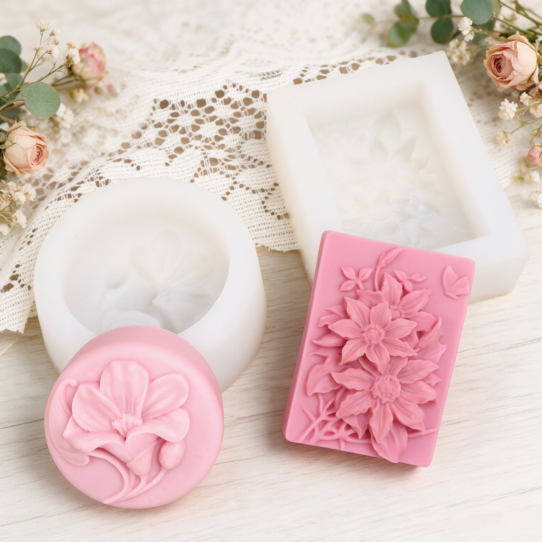 Vintage Floral Sunflower Silic - Soap Making Scents recension och pris