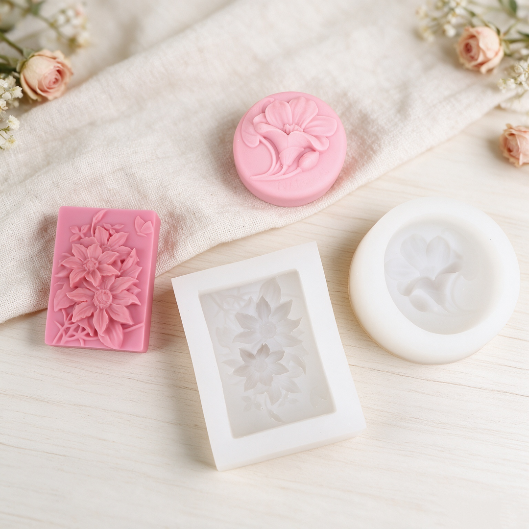 Vintage Floral Sunflower Silic - Soap Making Scents recension och pris